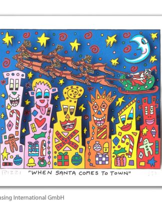 James Rizzi | When Santa Comes To Town