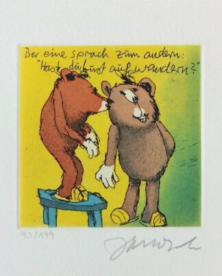 Janosch Der eine sprach zum andern Hast du Lust auf wandern