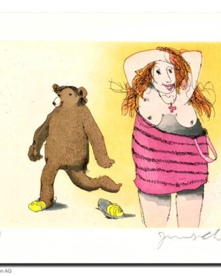 Janosch Frau mit Bär