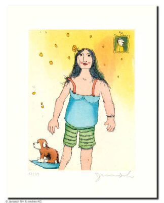 Janosch Frau mit Hund
