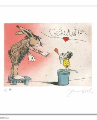 Janosch Gratulation du lieber Hase