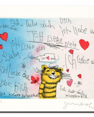 Janosch Ich liebe Dich, Ich liebe Dich, Ich liebe Dich, Wildschwein Galerie Hunold