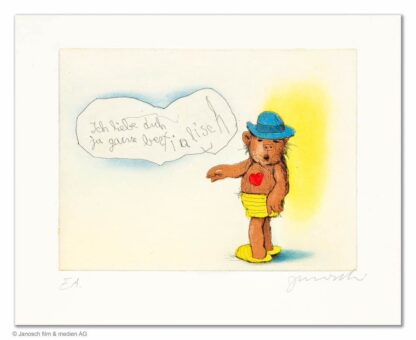 Janosch Ich liebe Dich ja ganz bestialisch