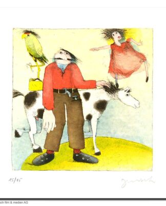 Janosch Mann und Pferd Galerie Hunold