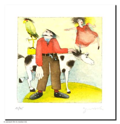 Janosch Mann und Pferd Galerie Hunold