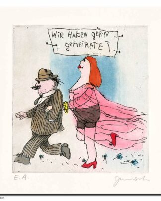 Janosch Wir haben gern geheiratet Galerie Hunold