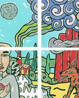 Moritz Götze | Im Hintergrund die Stadt,vierteilig