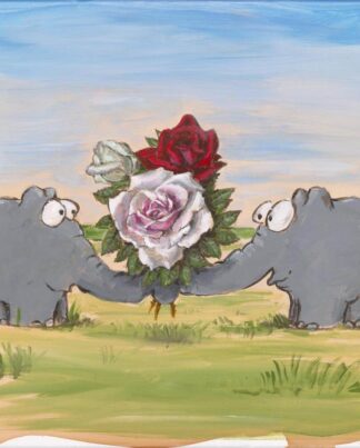 Otto Waalkes La vie en rose 2023 Galerie Hunold