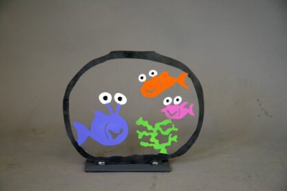 Patrick Preller Aquarium mit drei Fischen - Galerie Hunold