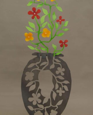 Patrick Preller Blumenvase Klassisch Metall Skulptur Galerie Hunold