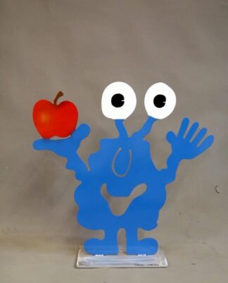 Patrick Preller Gartenmonster mit Apfel