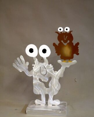 Patrick Preller Gartenmonster mit Eule
