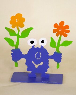 Patrick Preller Monsterkollege mit zwei Blumen
