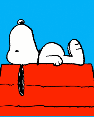Peanuts Snoopy Take a Moment Leinwand