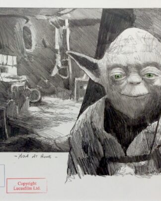 Robert Bailey Star Wars Yoda at home Unikat Galerie Hunold