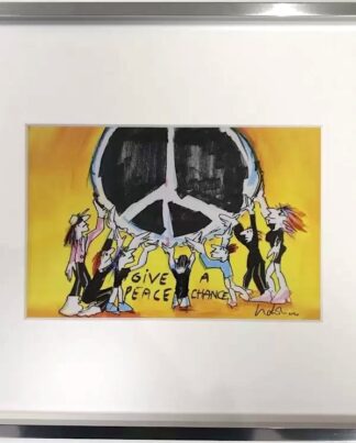 Udo Lindenberg Give peace a chance Miniprint
