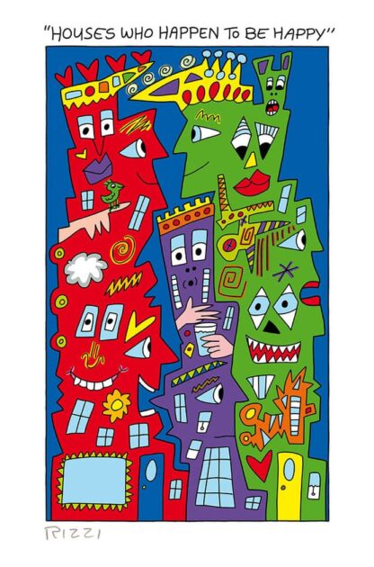 James Rizzi Houses who happen to be happy