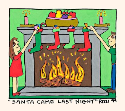 James Rizzi Santa came last night