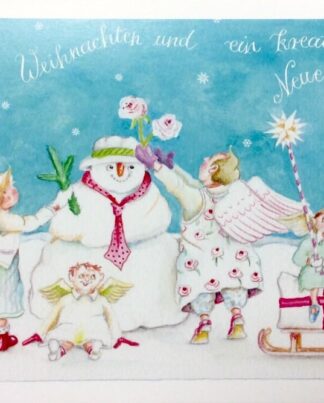 Christina Thrän Fröhliche Weihnachten Briefkarte