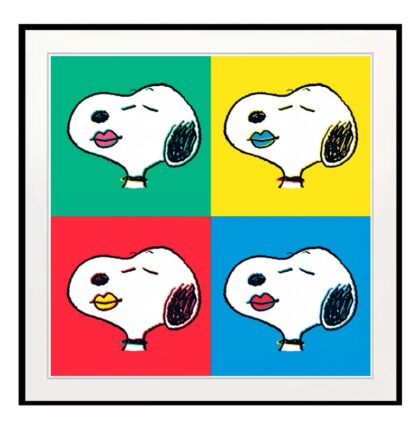 Peanuts Read My Lips gerahmt