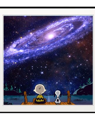 Peanuts The Andromeda Galaxy gerahmt