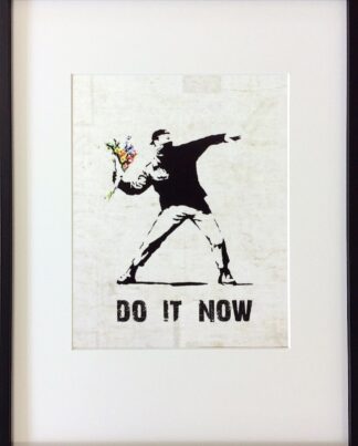 Banksy Do it now gerahmt