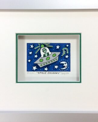 James Rizzi Space Odyssey - gerahmt