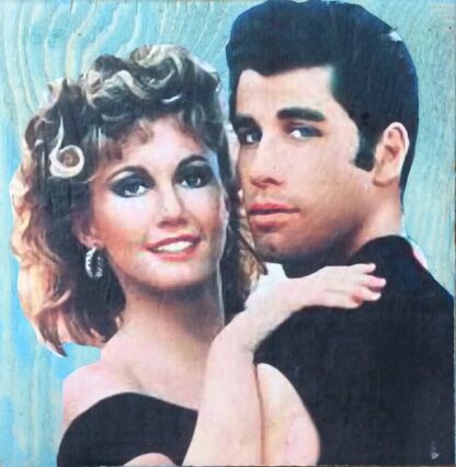 Jane Framer Kunstblock John Travolta x Olivia Newton-John