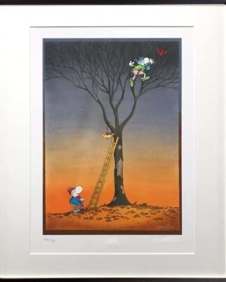 MORDILLO Heart in the tree - gerahmt 
