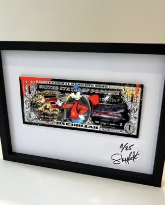 Skyyloft Porsche Goofy Dollar gerahmt Galerie Hunold