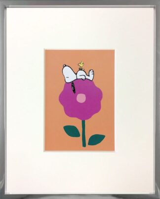 Peanuts-Flower-Power-Chill-on-Snoopy-Miniprint-gerahmt-Galerie-Hunold.jpg