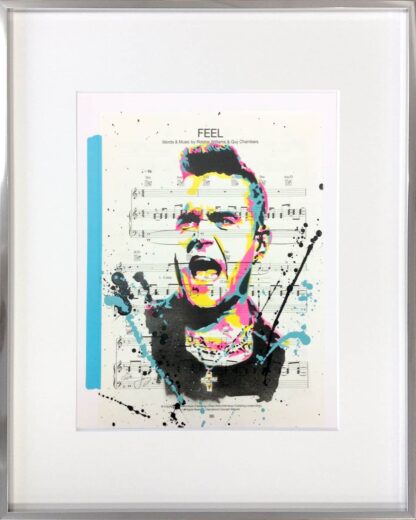 Christian Herzog Robbie Williams Feel gerahmt