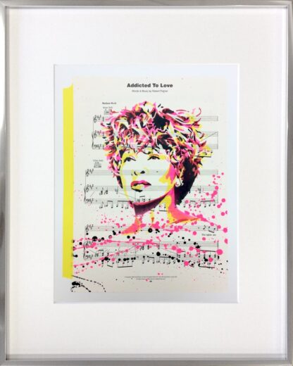Christian Herzog Tina Turner Addicted to love gerahmt