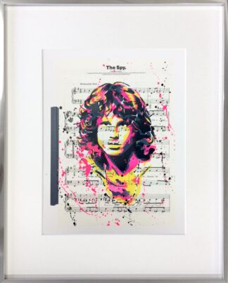 Christian Herzog Jim Morrison The Spy gerahmt