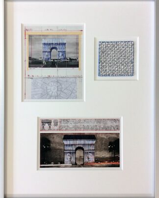 Christo-Arc-de-Triomphe-Collage-gerahmt-30x40-Galerie-Hunold.jpg