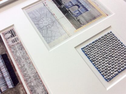 Christo-Arc-de-Triomphe-Collage-gerahmt-30x40-Detail-Galerie-Hunold.JPG