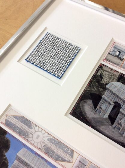 Christo Arc de Triomphe Collage 1 gerahmt