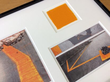 Christo The Floating Piers Collage 1 gerahmt