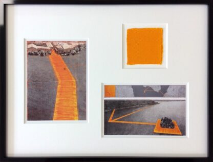 Christo The Floating Piers Collage 1 gerahmt