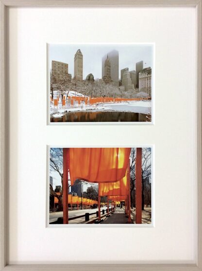 Christo The Gates Collage gerahmt