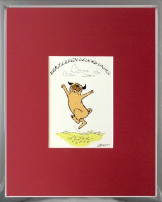 Loriot Herzlichen Glückwunsch Miniprint