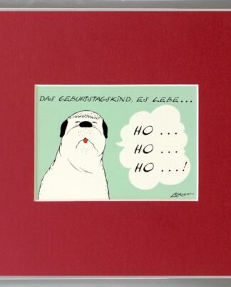 Loriot Das Geburtstagskind es lebe hohoho Miniprint